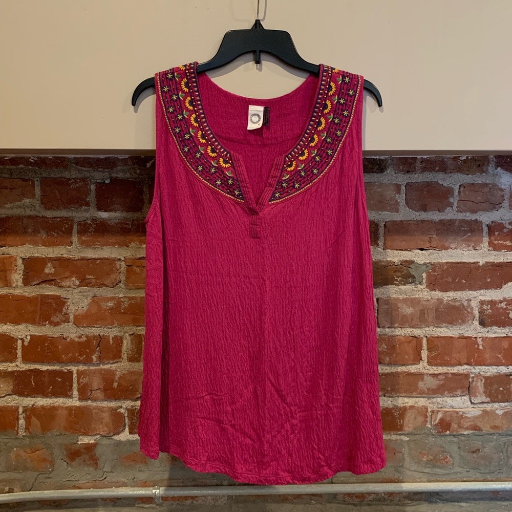 Ajeno + Kim Anthropologie Tank Womens Size L
